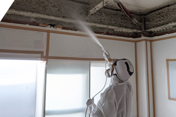 アスベスト除去工事